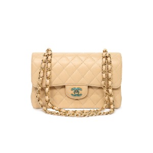 Chanel Classic Small Flapbag Beige A01113