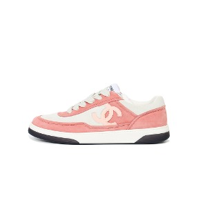 Chanel CC Logo Pink Sneakers 38 G39978